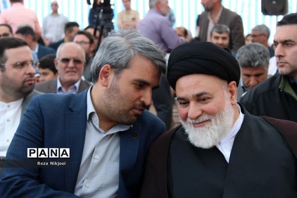 آیین خشت‌گذاری ۱۴۰ باب کلاس درس در شهرستان بهارستان