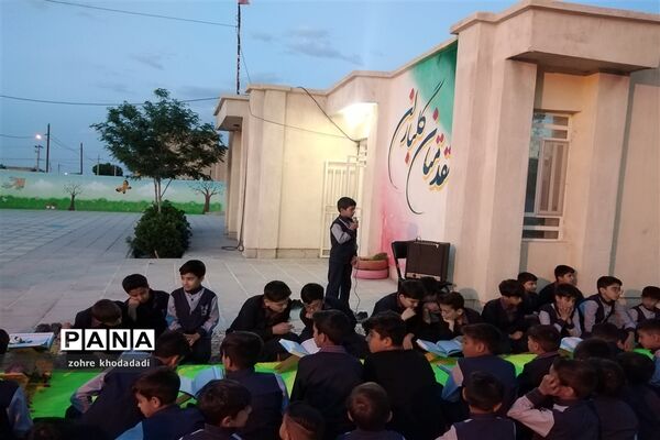 ضیافت افطاری و محفل انس با قرآن دبستان سما خاتم