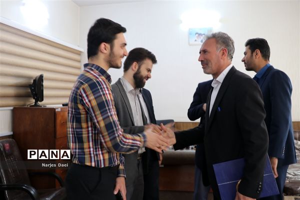 جلسه معارفه رئیس سازمان دانش‌آموزی خواف