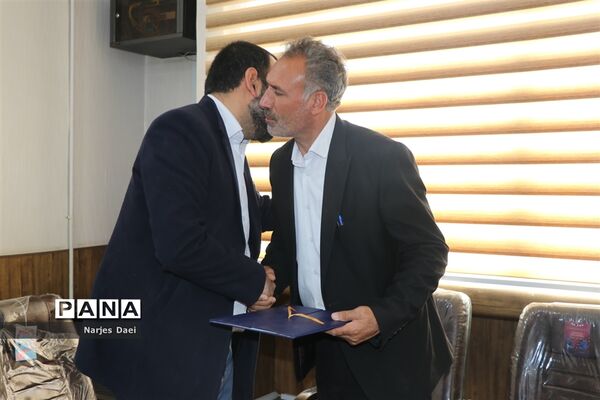جلسه معارفه رئیس سازمان دانش‌آموزی خواف