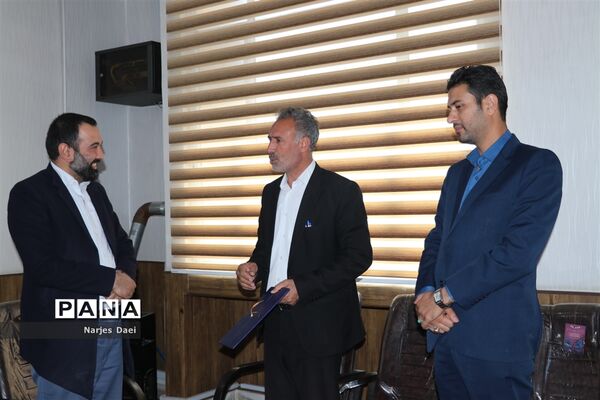 جلسه معارفه رئیس سازمان دانش‌آموزی خواف