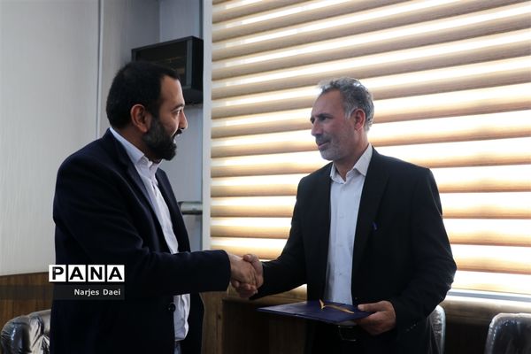 جلسه معارفه رئیس سازمان دانش‌آموزی خواف