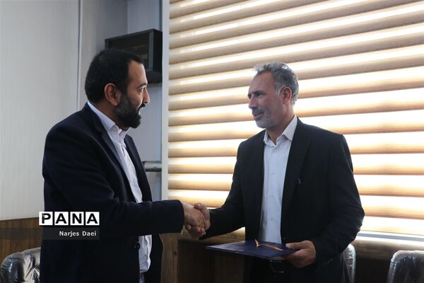 جلسه معارفه رئیس سازمان دانش‌آموزی خواف