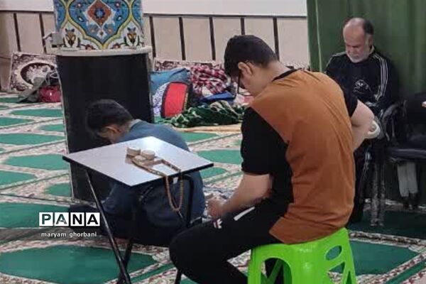 مراسم اعتکاف ماه مبارک رمضان در بهنمیر