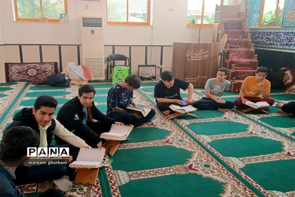 مراسم اعتکاف ماه مبارک رمضان در بهنمیر