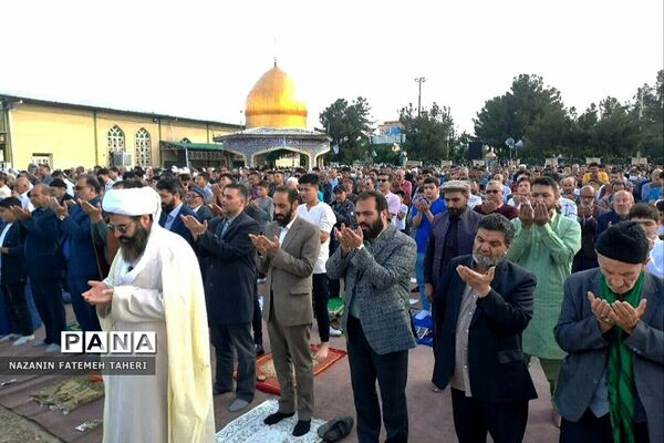 برگزاری نماز عید سعید فطر در فشافویه