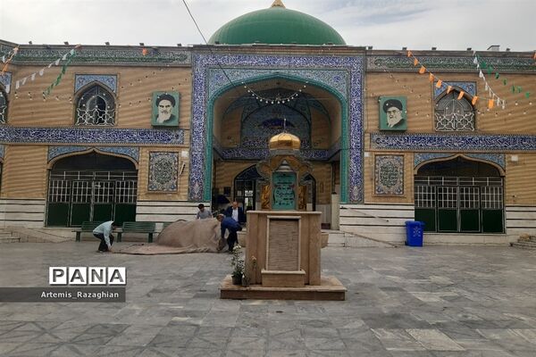 مراسم نماز عید بندگی در منطقه ۹
