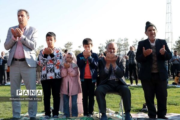 آیین باشکوه نماز عید فطر در آباده
