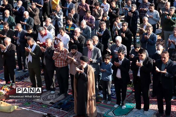 آیین باشکوه نماز عید فطر در آباده