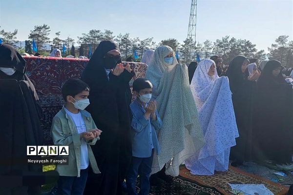 حضور پر شور کودکان دهه نودی در نماز عید سعید فطر آباده