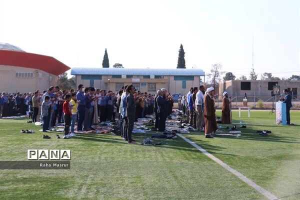 برگزاری نماز عید سعید فطر در شهرستان خرامه