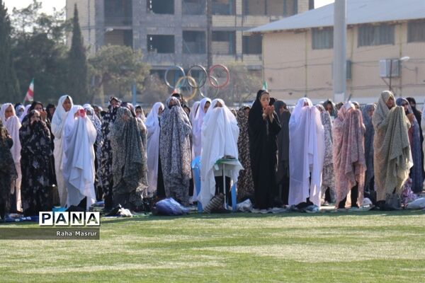 برگزاری نماز عید سعید فطر در شهرستان خرامه
