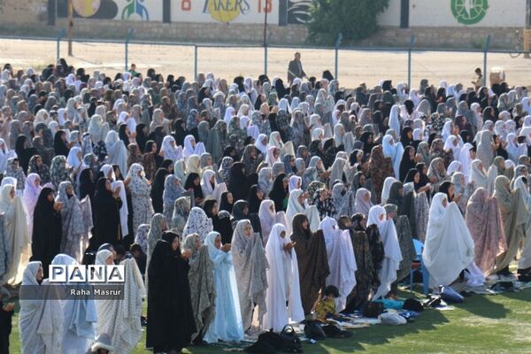 برگزاری نماز عید سعید فطر در شهرستان خرامه
