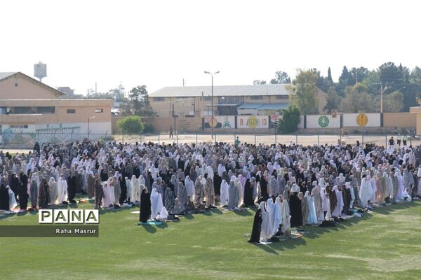 برگزاری نماز عید سعید فطر در شهرستان خرامه