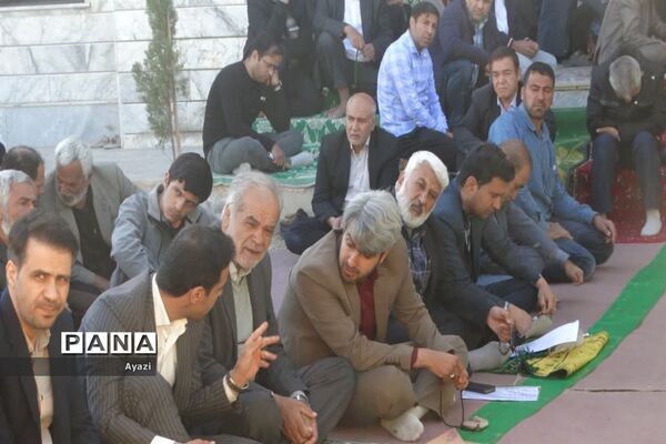 نماز عید فطر در شهر شهید پرور کوشک