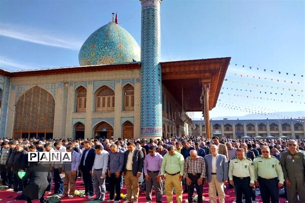 نماز عید فطر، عید بندگی  در شیراز
