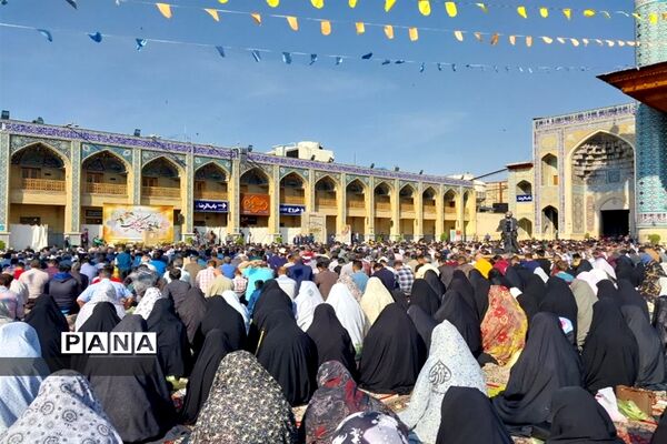 نماز عید فطر، عید بندگی  در شیراز