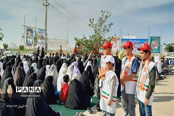 نماز عیدسعید فطر شهرستان بام و صفی‌آباد