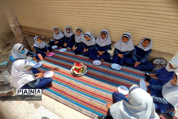 اردوی درون مدرسه دبستان عشایری لقمان حکیم خاتم