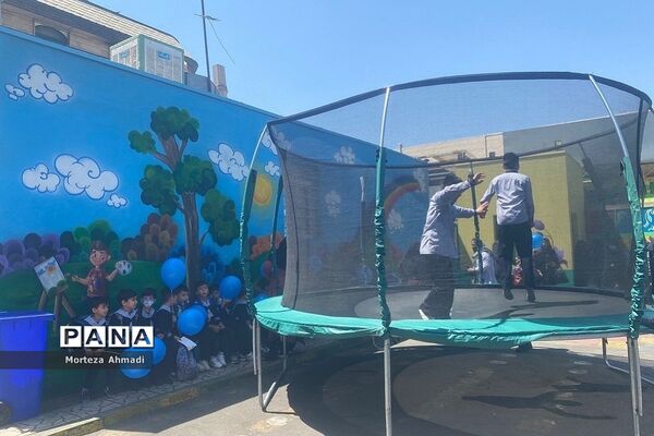 اردوی درون مدرسه‌ای و افتتاح 2 اتاق بازی و بهداشت مدرسه علی اکبر طالبی شهرری
