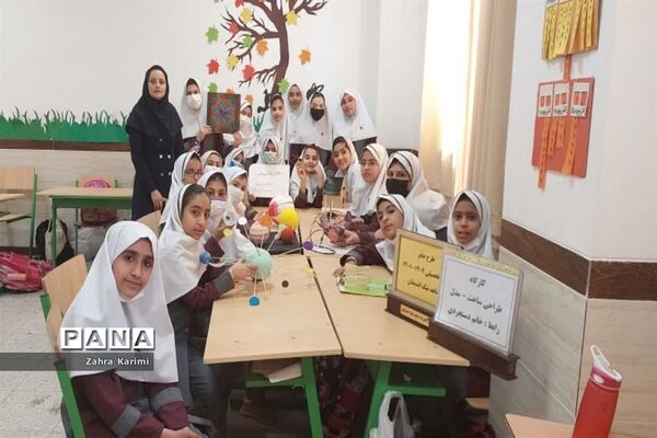 اختتامیه جشنواره جابر بن حیان دبستان شاهد نیک‌اندیشان ناحیه یک یزد