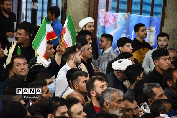 حضور پرشور مردم ولایتمدار استان خوزستان در دیدار با رئیس  جمهور