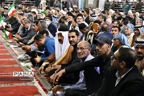 حضور پرشور مردم ولایتمدار استان خوزستان در دیدار با رئیس  جمهور