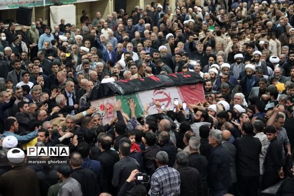 مراسم تشییع ووداع با آیت الله سلیمانی در بابلسر