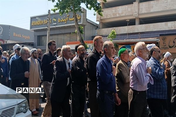 تشییع پیکر شهید آیت الله عباسعلی سلیمانی در قائمشهر