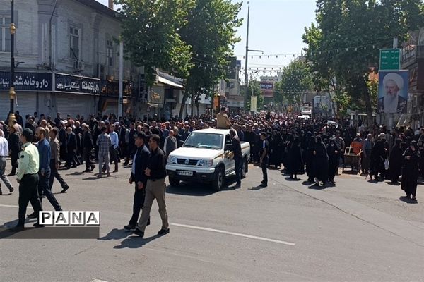 تشییع پیکر شهید آیت الله عباسعلی سلیمانی در قائمشهر