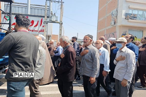 تشییع پیکر شهید آیت الله عباسعلی سلیمانی در قائمشهر