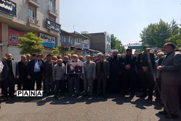 تشییع پیکر شهید آیت الله عباسعلی سلیمانی در قائمشهر