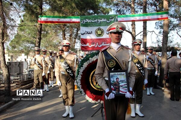 مراسم تشییع پیکرشهید جانی بت اوشانا درشهرستان اسلامشهر