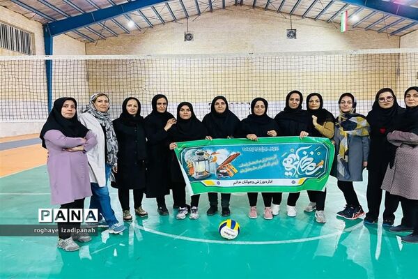 کسب مقام سومی  فرهنگیان هرات درمسابقات والیبال جام رمضان شهرستان خاتم