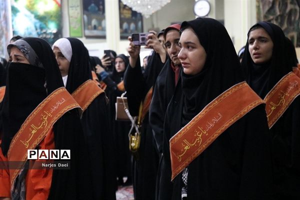 مراسم وداع اردوی زیارت اولی‌ها در مشهد مقدس