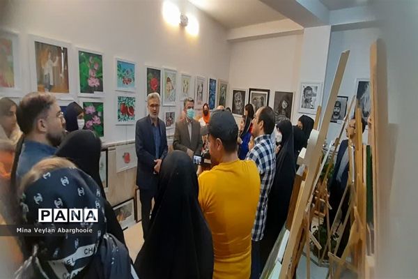 افتتاحیه نمایشگاه هنرجویان شهرستان پیشوا
