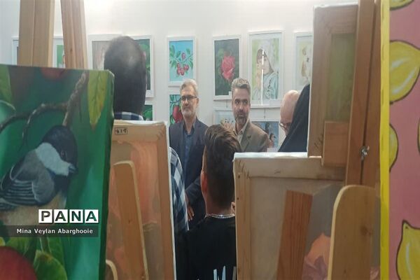 افتتاحیه نمایشگاه هنرجویان شهرستان پیشوا