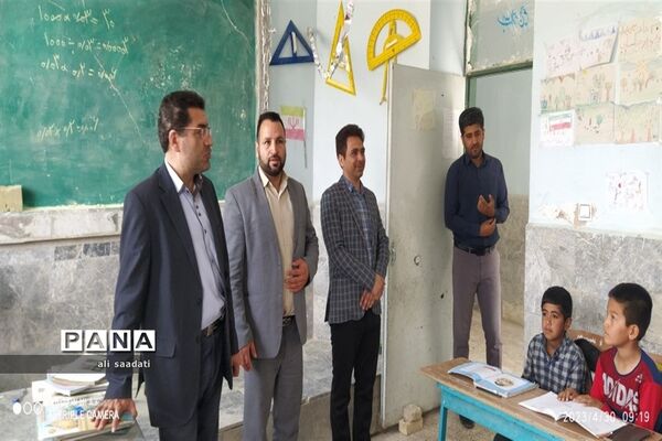 بازدید معاون آموزشی مدیریت آموزش و پرورش شهرستان کلات از مدارس روستاهای مرزی حوزه پساکوه