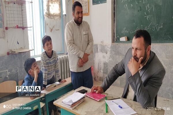 بازدید معاون آموزشی مدیریت آموزش و پرورش شهرستان کلات از مدارس روستاهای مرزی حوزه پساکوه