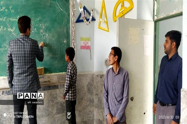 بازدید معاون آموزشی مدیریت آموزش و پرورش شهرستان کلات از مدارس روستاهای مرزی حوزه پساکوه