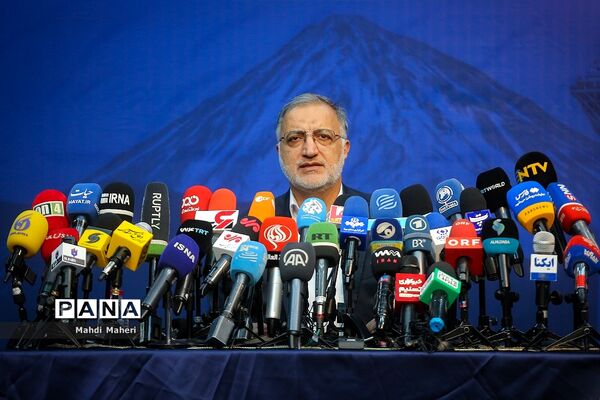 نشست خبری شهردار تهران