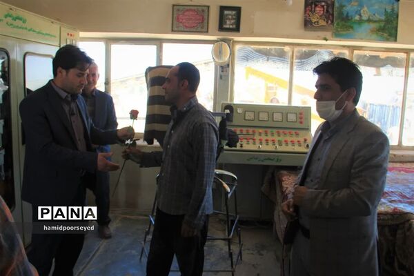 بازدید از چندین کارگاه فعال شهرستان ابرکوه به‌مناسبت روز کارگر