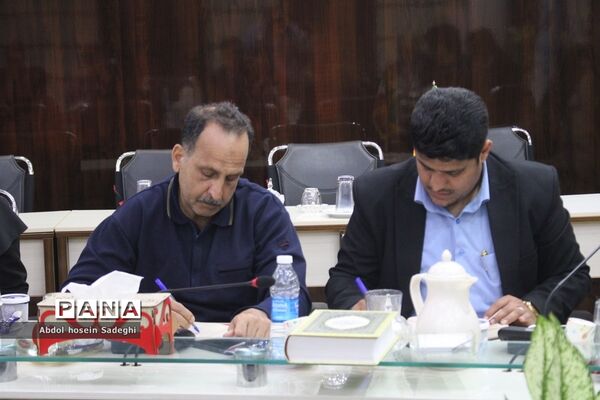 نشست خبری مدیر کل آموزش و پرورش استان بوشهر