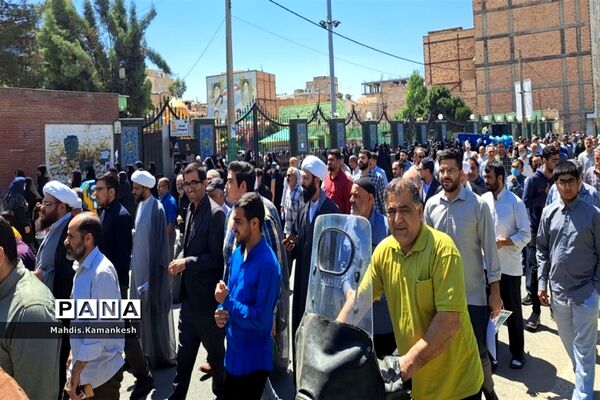 راهپیمایی حمایت از امر به معروف در پاکدشت