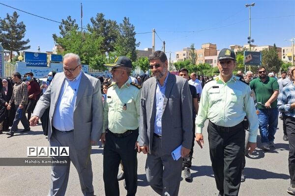 راهپیمایی حمایت از امر به معروف در پاکدشت