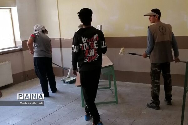 مشارکت گروه‌های جهادی سازمان دانش‌آموزی شهرستان‌های استان تهران در اجرای طرح شهید عجمیان