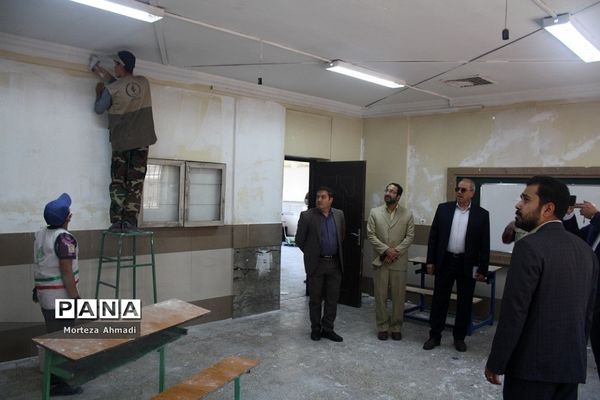 مشارکت گروه‌های جهادی سازمان دانش‌آموزی شهرستان‌های استان تهران در اجرای طرح شهید عجمیان