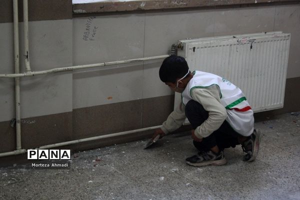 مشارکت گروه‌های جهادی سازمان دانش‌آموزی شهرستان‌های استان تهران در اجرای طرح شهید عجمیان