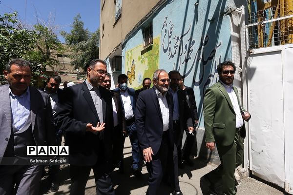 مراسم گلباران محل شهادت استاد مطهری