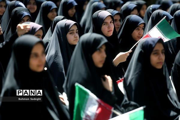 مراسم گلباران محل شهادت استاد مطهری